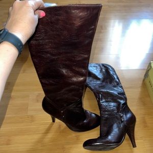 Nine West brown boots size 7.5 leather